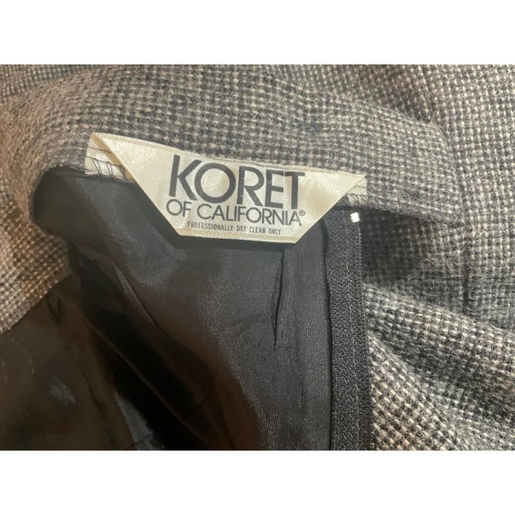 Vintage Koret Wool Skirt Measures 14” Across Waist & 28” Long in Good Condition - Picture 3 of 6